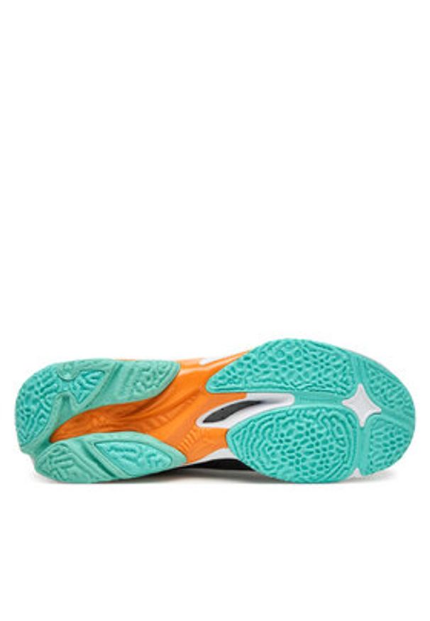 Mizuno Buty halowe Wave Lightning Z8 V1GA2400 Czarny. Kolor: czarny. Materiał: skóra. Model: Mizuno Wave