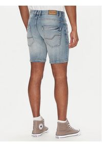 INDICODE Szorty jeansowe Sejer 70-849 Niebieski Slim Fit. Kolor: niebieski. Materiał: bawełna #4