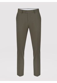 Pako Lorente - PAKO LORENTE – Zielone spodnie garniturowe z wełną. Kolor: zielony. Materiał: wełna #2
