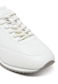 Calvin Klein Sneakersy Runner Lace Up - Lth HW0HW02396 Biały. Kolor: biały. Materiał: skóra #5