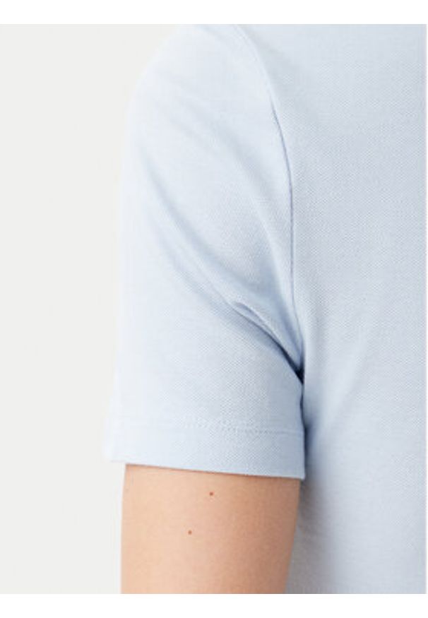 TOMMY HILFIGER - Tommy Hilfiger Polo 1985 WW0WW43225 Błękitny Slim Fit. Typ kołnierza: polo. Kolor: niebieski. Materiał: bawełna