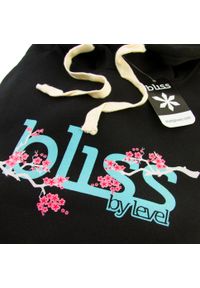 Bluza damska Level Hoodie Bliss. Kolor: czarny. Materiał: poliester, bawełna