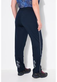 ULLA POPKEN - Damskie Spodnie funkcyjne hydrofobowy powerstretch gumka w pasie. Kolekcja: plus size. Kolor: niebieski. Materiał: elastan, poliester, materiał. Długość: długie