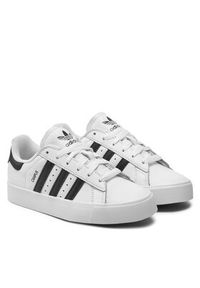Adidas - adidas Sneakersy Campus Vulc JI1918 Biały. Kolor: biały. Materiał: skóra. Model: Adidas Campus #5