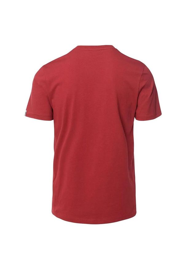 Hi-tec - T-shirt Męski Hamiloni. Kolor: czerwony. Sport: turystyka piesza