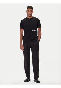 Karl Lagerfeld Jeans T-Shirt A4M17027 Czarny Regular Fit. Kolor: czarny. Materiał: bawełna #4
