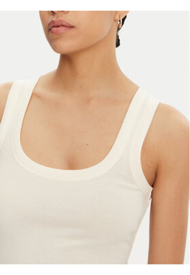 JACQUEMUS Top 241JS158-2032 Écru Regular Fit. Materiał: bawełna