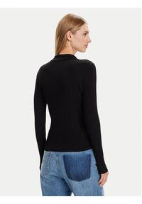 Vero Moda Sweter Siljerib 10336674 Czarny Slim Fit. Kolor: czarny. Materiał: wiskoza #5