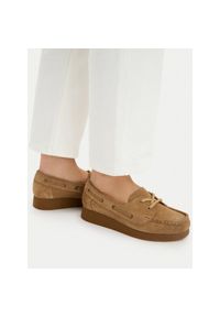 Półbuty Clarks. Kolor: brązowy #1