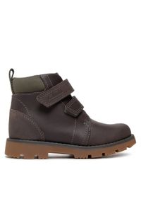 Clarks Trzewiki Heath Strap K 261692697 Brązowy. Kolor: brązowy. Materiał: nubuk, skóra