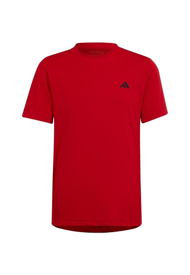 Adidas - Koszulka dla dzieci adidas. Kolor: czerwony. Sport: tenis