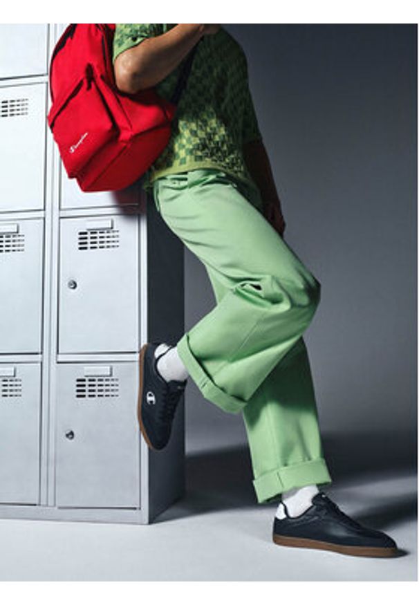 Champion Sneakersy PRESTIGE MIX MATERIAL S22330-KK001 Czarny. Kolor: czarny. Materiał: syntetyk