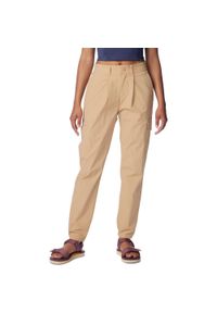 columbia - Damskie spodnie turystyczne Columbia Boundless Trek Pleated. Kolor: beżowy. Materiał: nylon, elastan