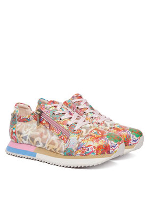 Laura Vita Sneakersy Delphine 69 Kolorowy. Materiał: skóra. Wzór: kolorowy