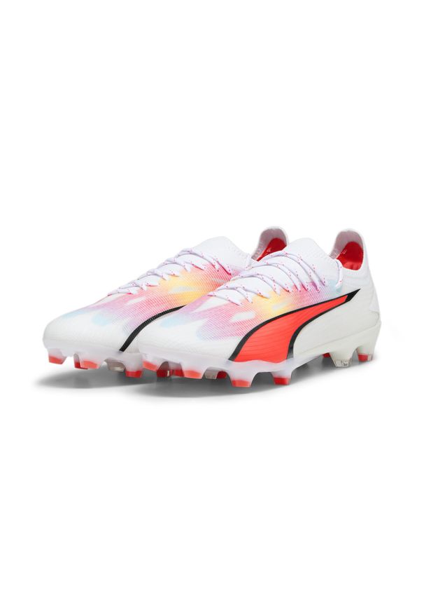 Puma - Buty piłkarskie męskie PUMA Ultra Ultimate Fg/Ag. Kolor: czarny, czerwony, biały, wielokolorowy. Sport: piłka nożna