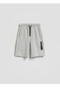 Reserved - Bawełniane szorty - jasnoszary. Kolor: szary. Materiał: bawełna