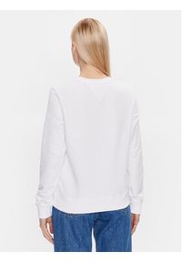 Tommy Jeans Bluza Color Serif Linear Crew DW0DW15648 Biały Regular Fit. Kolor: biały. Materiał: syntetyk #5
