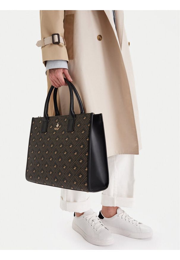 Beverly Hills Polo Club Torebka CEO-BHPC-S-003-07 Czarny. Kolor: czarny