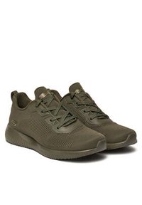 skechers - Skechers Sneakersy Bobs Squad-Tough Talk 32504/OLV Khaki. Kolor: brązowy. Materiał: materiał #3