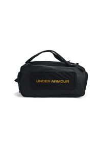 Torba treningowa uniseks Under Armour UA Contain Duo Md Bp Duffle - czarna. Kolor: czarny. Materiał: poliester