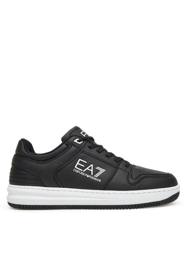 EA7 Emporio Armani Sneakersy 7X000345 AF11988 MC113 Czarny. Kolor: czarny. Materiał: skóra
