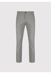 Pako Lorente - PAKO LORENTE - Szare spodnie chino. Kolor: szary. Materiał: poliester, bawełna, elastan. Sezon: zima, jesień #2