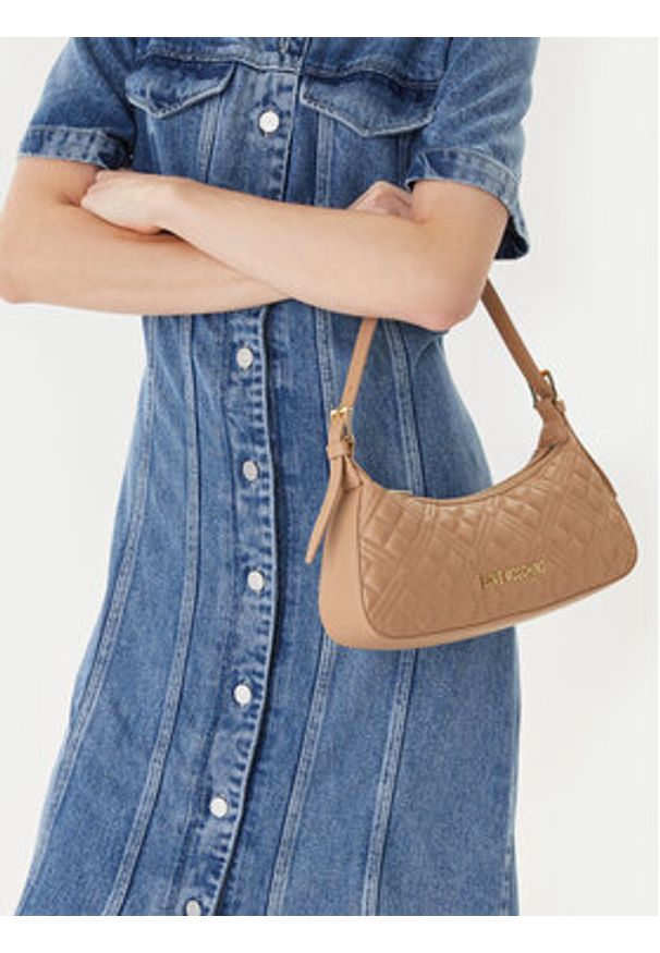 Love Moschino - LOVE MOSCHINO Torebka JC4142PP0NLA0104 Beżowy. Kolor: beżowy. Materiał: skórzane