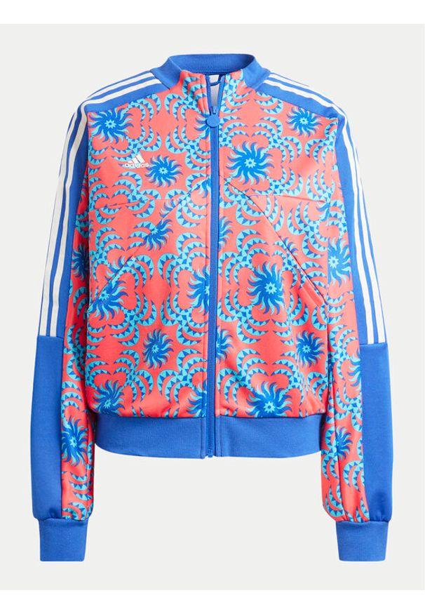 Adidas - adidas Bluza FARM Rio IQ4496 Czerwony Regular Fit. Kolor: czerwony. Materiał: bawełna