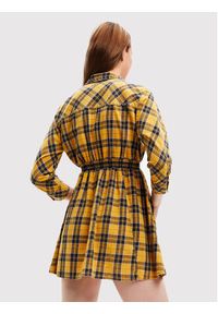 Desigual Sukienka koszulowa Verona 22WWVW69 Żółty Regular Fit. Kolor: żółty. Materiał: bawełna. Typ sukienki: koszulowe #2
