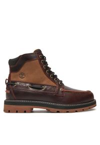 Timberland Trapery TB0A697HEIW1 Brązowy. Kolor: brązowy. Materiał: skóra