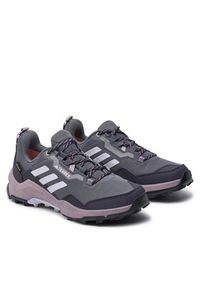 Adidas - adidas Trekkingi Terrex AX4 GORE-TEX IG6580 Szary. Kolor: szary. Materiał: mesh, materiał #6