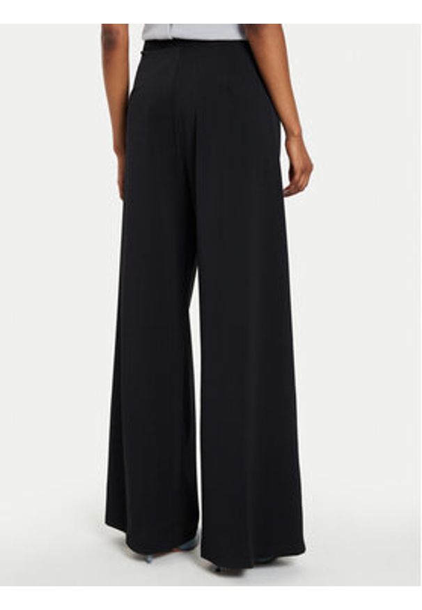 Max Mara Leisure Spodnie materiałowe Bonn 2426786017 Czarny Relaxed Fit. Kolor: czarny. Materiał: syntetyk