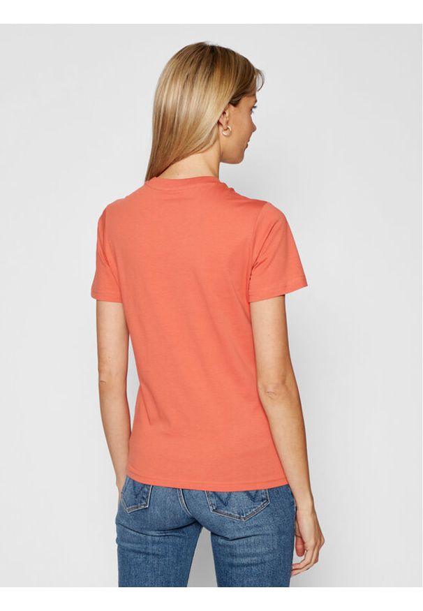 Lee - LEE CIRCLE TEE DAMSKI T-SHIRT LOGO NADRUK PAPRIKA L40TEHNI 112108747. Wzór: nadruk