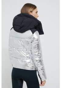Refrigiwear - RefrigiWear Kurtka damska kolor srebrny zimowa. Okazja: na co dzień. Kolor: srebrny. Sezon: zima. Styl: casual
