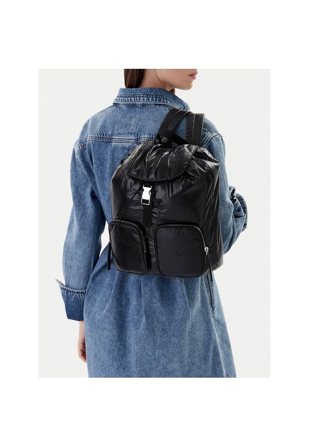 Plecak Calvin Klein. Kolor: czarny. Materiał: nylon