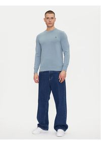 Timberland Sweter TB0A2BMM Niebieski Regular Fit. Kolor: niebieski. Materiał: bawełna #4