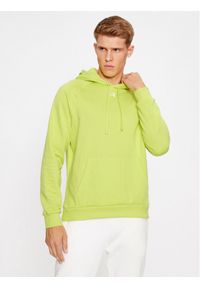 Under Armour Bluza Ua Rival Fleece Hoodie 1379757 Żółty Loose Fit. Kolor: żółty. Materiał: bawełna