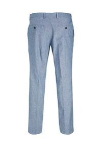 Jack & Jones - Jack&Jones Chinosy Riviera 12228724 Błękitny Slim Fit. Kolor: niebieski. Materiał: bawełna, len