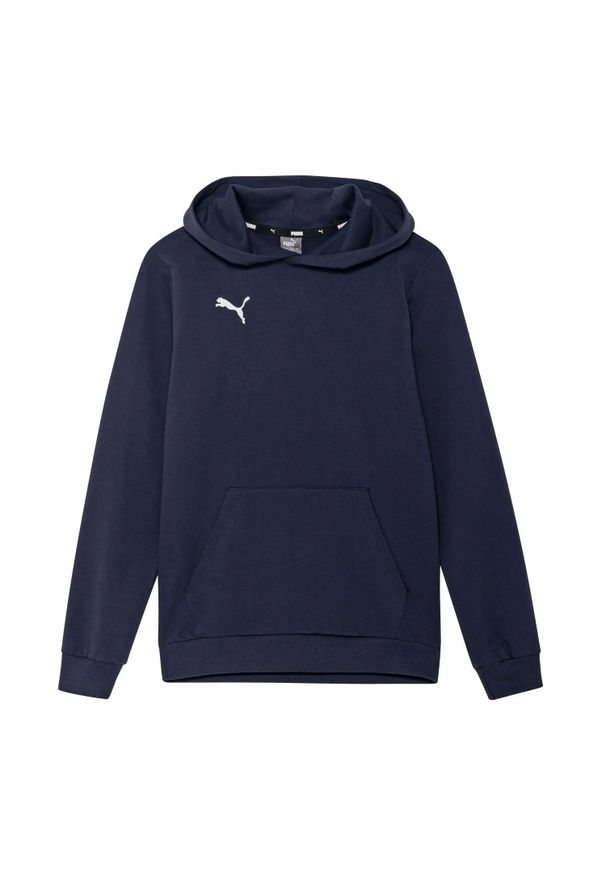 Puma - Bluza Z Kapturem Dziecięca Team Goal Casuals. Typ kołnierza: kaptur. Kolor: niebieski