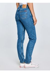 Big-Star - Jeansy damskie z kolekcji Authentic niebieskie Authentic 400. Kolor: niebieski. Wzór: aplikacja, haft. Sezon: lato. Styl: sportowy, elegancki, vintage, klasyczny