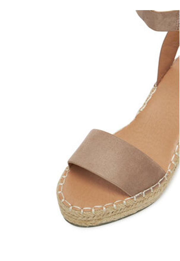 DeeZee Espadryle JSZ2022-06 Beżowy. Kolor: beżowy. Materiał: materiał