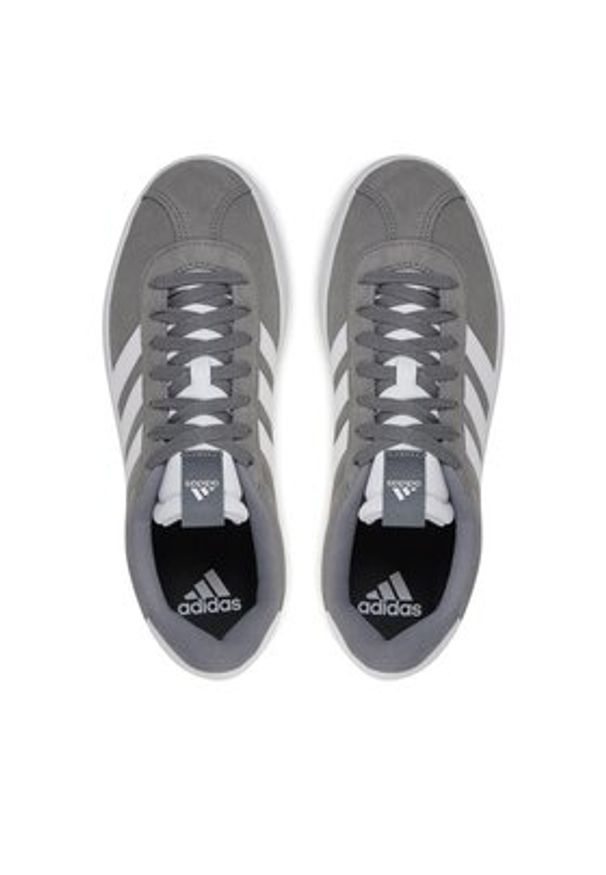 Adidas - adidas Sneakersy Vl Court 3.0 ID6276 Szary. Kolor: szary. Materiał: zamsz, skóra