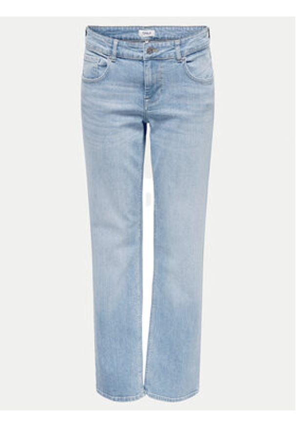 only - ONLY Jeansy Lopez 15339694 Niebieski Straight Fit. Kolor: niebieski