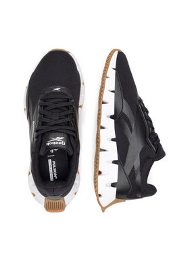 Reebok Sneakersy ZIG DYNAMICA STR 100222244 Czarny. Kolor: czarny. Materiał: materiał