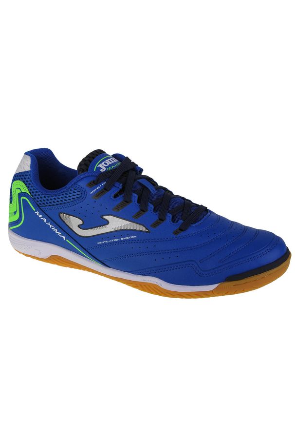 Buty do futsalu męskie Joma Maxima IN. Kolor: niebieski. Sport: piłka nożna