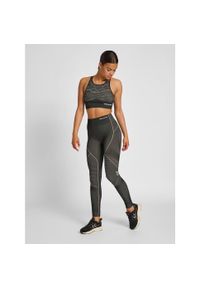 Damskie legginsy mid-rise Hummel MT Mila. Kolor: czarny