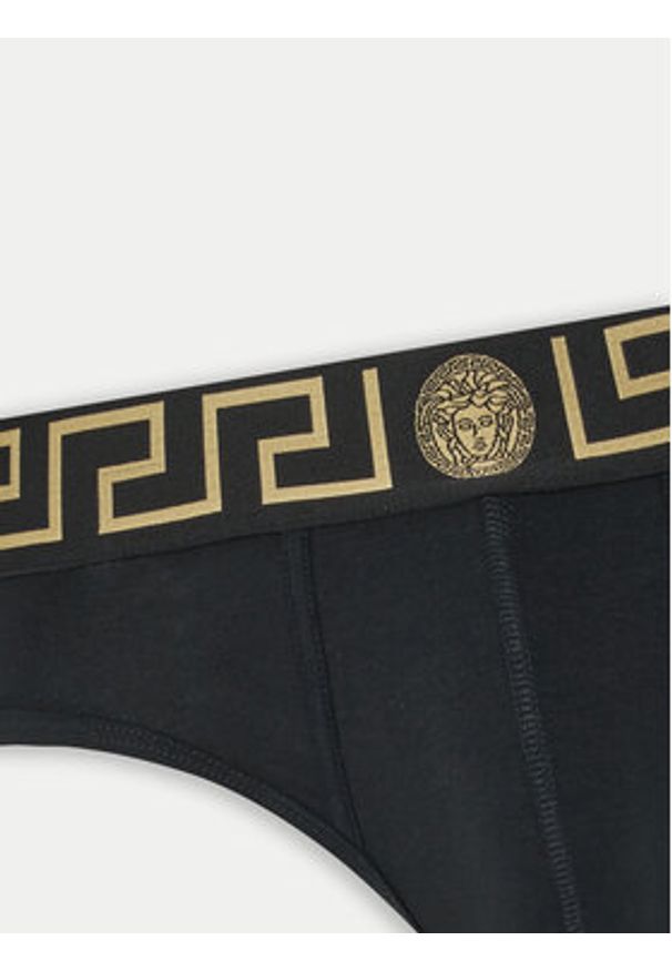 VERSACE - Versace Komplet 3 par slipów AU10327 1A10011 Kolorowy. Materiał: bawełna. Wzór: kolorowy