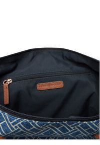 TOMMY HILFIGER - Tommy Hilfiger Torebka Popette Tote Denim Flag AW0AW18613 Niebieski. Kolor: niebieski #4