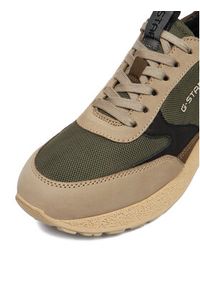 G-Star RAW - G-Star Raw Sneakersy EO-DAIIONA-01 MI08 Khaki. Kolor: brązowy. Materiał: nubuk, skóra #8