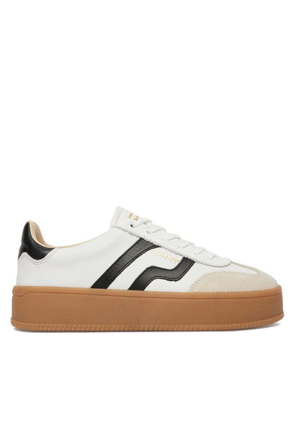 GANT - Gant Sneakersy 32531202 Biały. Kolor: biały. Materiał: skóra